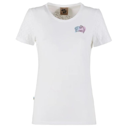 Дамска тениска E9 Light Ball Women's бял White