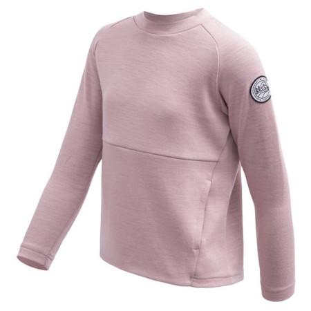 Детски функционален суитшърт Sensor Merino Upper Traveller Pink светло розов Pink