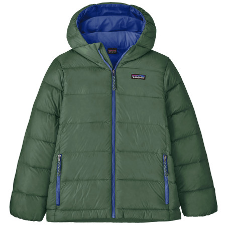 Детско яке Patagonia K's Hi-Loft Down Sweater Hoody - CNGR зелен Canopy Green