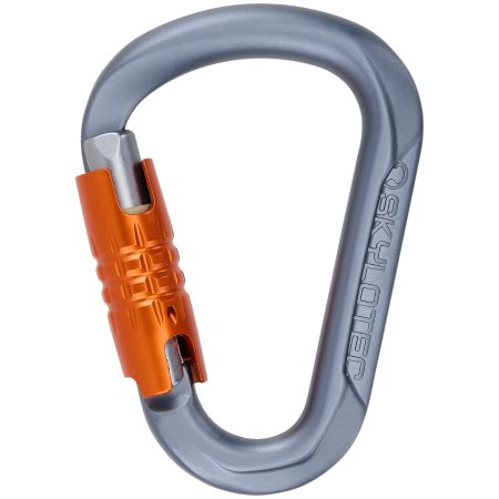 Карабинер Skylotec Tondo TG (triplex gate) сив/оранжев Anthracite/Orange