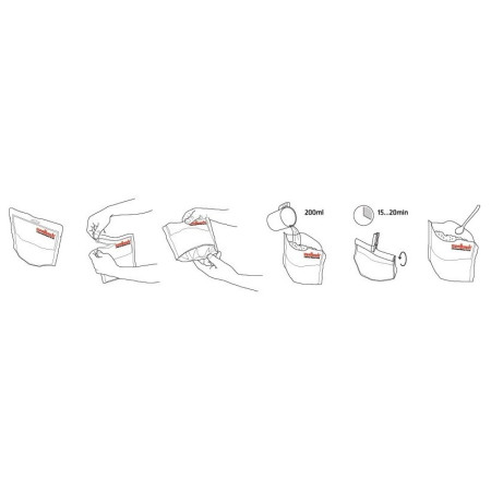 Дехидратирана храна Travellunch Безглутеново картофено пюре с праз без глутен 250 гр.