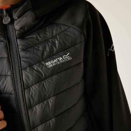 Детско яке Regatta Junior Andreson Hybrid Black/Sealgr