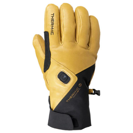 Ски ръкавици Therm-ic Freeride Ultra Heat Gloves черен/жълт Black
