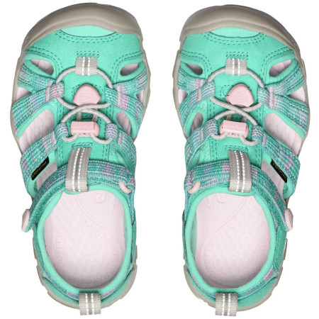 Детски сандали Keen Seacamp II Cnx Children Bright Aqua/Giggle Pink