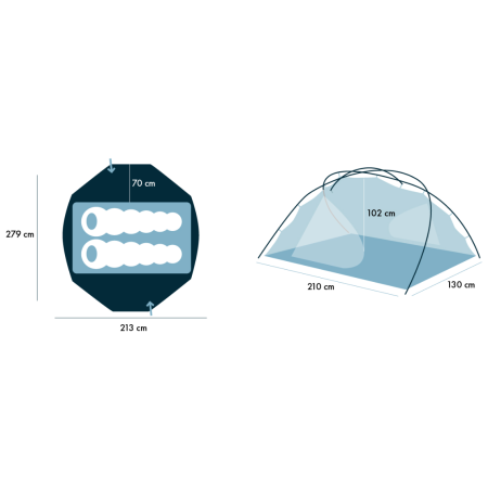 Свръх лека палатка Warg Alp 2