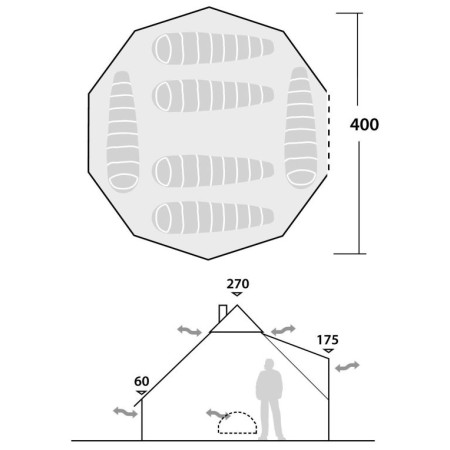 Глемпинг палатка Robens Klondike