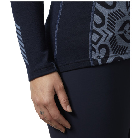 Дамска функционална блуза Helly Hansen W Lifa Merino Midw Gra 1/2 Zip