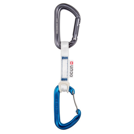Комплект примка с карабинери Ocún HAWK QD COMBI BIO-DYN-RING 15 mm 10 cm 6-pack син