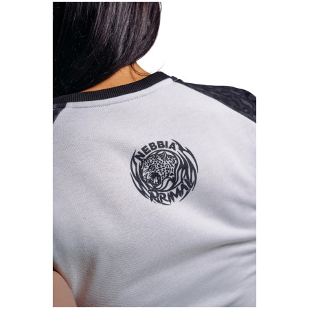 Дамска тениска Nebbia Crop Top Leopard '97 Primal