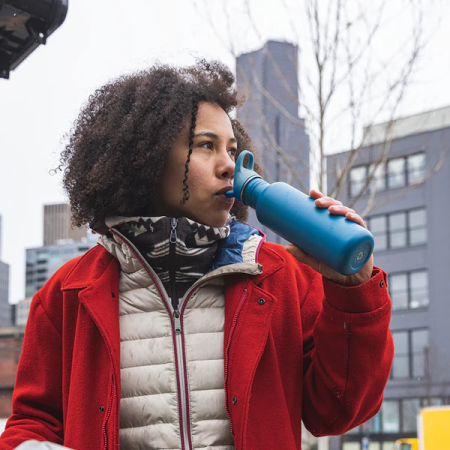 Бутилка от неръждаема стомана Klean Kanteen Classic Narrow 18oz (w/Flip Seal Sport)