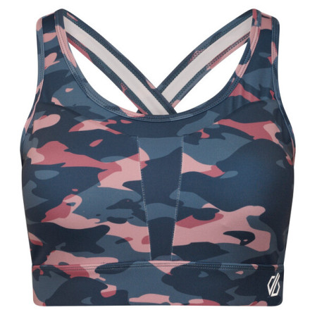 Спортен сутиен Dare 2b Mantra Bra розов/син