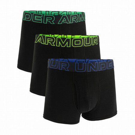 Мъжки боксерки Under Armour M UA Perf Cotton 3in черен/син BLK