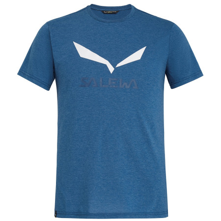 Мъжка тениска Salewa Solidlogo Dri-Rel M S/S Tee син 8968 poseidon melange