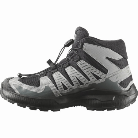 Детски обувки Salomon Xa Pro Mid Wp J Black-Sedona Sage-Wrought Iron