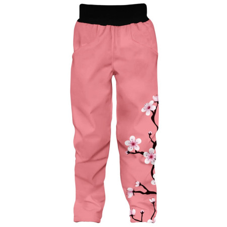 Софтшел детски панталон WAMU Pink розов PINK