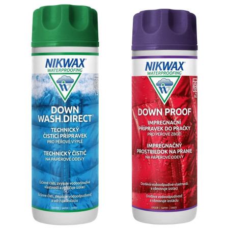 Импрегниране Nikwax Down wash direct + Down Proof 2x 300ml