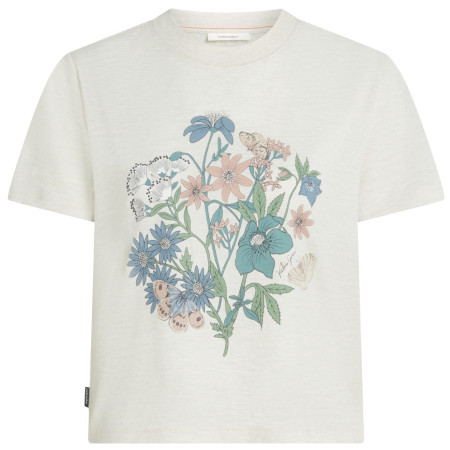 Дамска тениска Icebreaker Merino 150 Tech Lite SS Crop Tee NZ Flora
