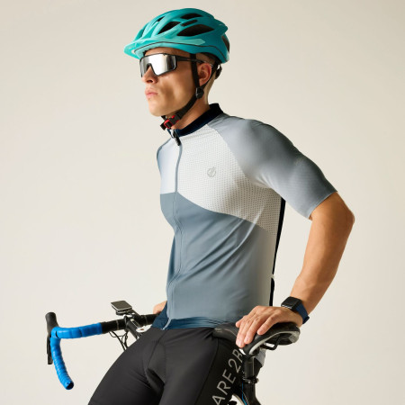 Мъжка колоездачна фланелка Dare 2b Lightning Short Sleeve Printed Jersey