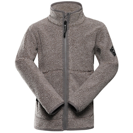 Детски суитшърт Alpine Pro Ferado 3 Neutral кафяв NEUTRÁLNÍ / ZEMITÁ