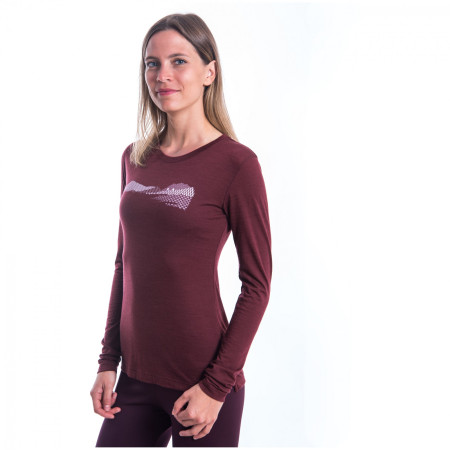 Дамска тениска Sensor Merino Air Pt Hills dl.rukáv