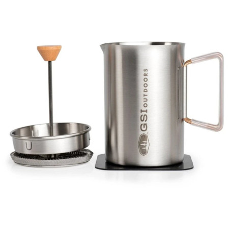 Преса GSI Outdoors Glacier Stovetop JavaPress сребърен silver