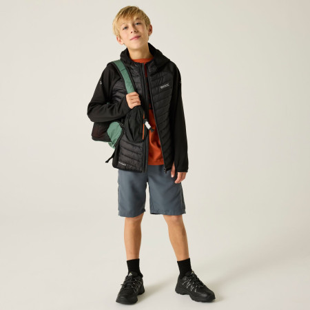 Детско яке Regatta Junior Andreson Hybrid Black/Sealgr
