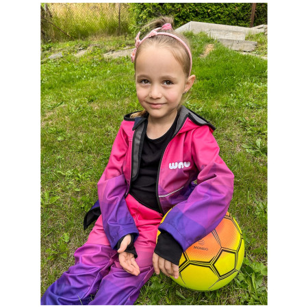 Софтшел детски панталон WAMU Mozaika purple