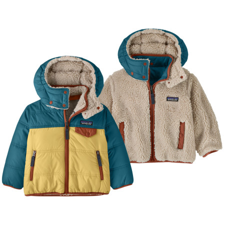 Детско яке Patagonia Baby Reversible Tribbles Hoody - LMST