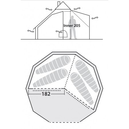 Спалня Robens Inner tent Klondike