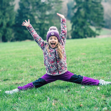 Софтшел детски панталон WAMU Fuchsiová