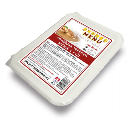 Готова храна Expres menu Свинско месо със сметана, зеленчуци и ориз 370 г