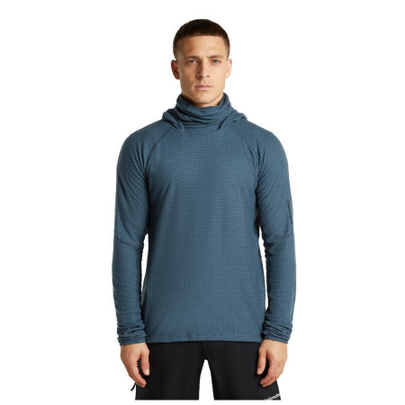 Мъжки суитшърт Icebreaker Men Mer 400 RealFleece Grid Pulover Hood