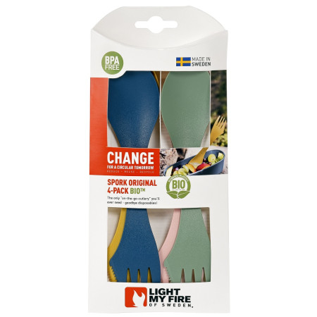 Комллект прибори Light My Fire Spork Original BIO 4-pack