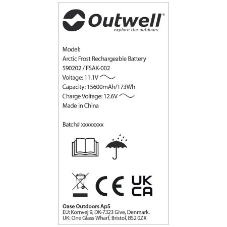 Акумулаторна батерия Outwell Arctic Frost Rechargeable Battery