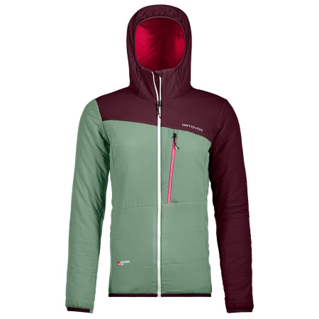 Дамско яке Ortovox Swisswool Zebru Jacket W зелен GreenIsar