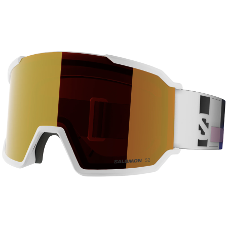 Ски очила Salomon S/VIEW 3 ML бял WHITE ADDIKT/Mid Red