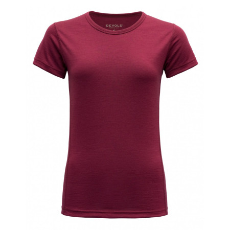 Дамска тениска Devold Breeze Woman T-Shirt червен