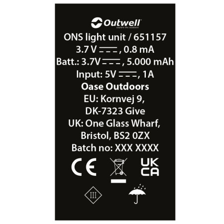 Комплект светлини Outwell ONS Light Unit Set