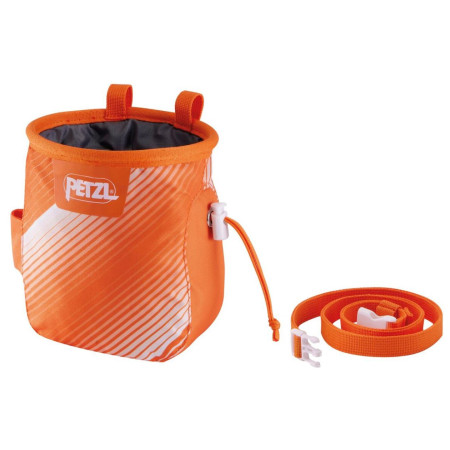 Плик за магнезий Petzl Saka оранжев Orange White