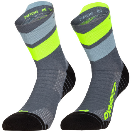 Чорапи Dynafit Ultra Mid Sk сив/жълт cinder ULTRA YELLOW/5A30