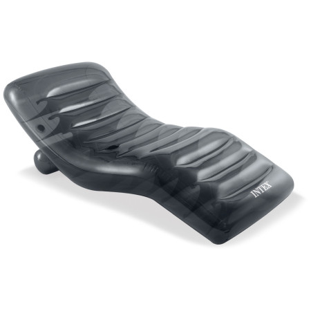 Надуваем дюшек Intex Cool Grey Lounge сив