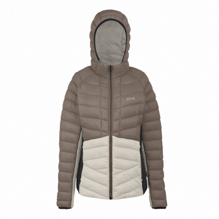 Дамско яке Regatta Women’s Hooded Dalent светлокафяв Moc/PerPl/Bk