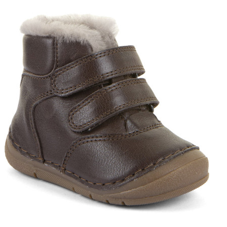 Детски зимни ботуши Froddo Paix Up Winter Dark Brown тъмно кафяв dark brown