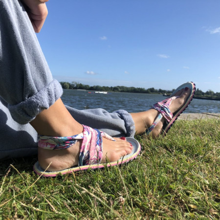 Дамски сандали Gumbies Slingback Mint & Pink