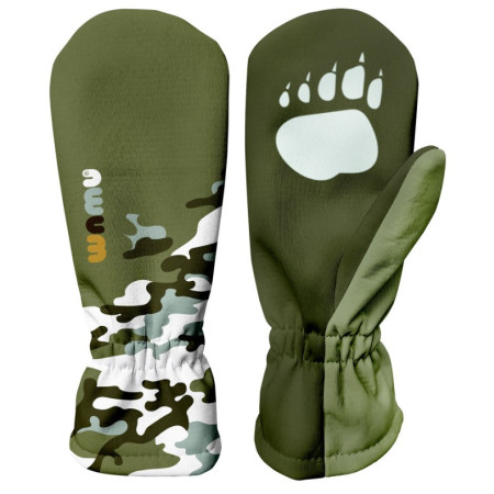 Детски софтшел ръкавици WAMU Khaki каки KHAKI