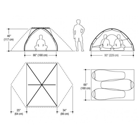 Палатка Marmot Tungsten UL 3P