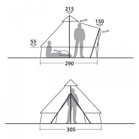Палатка Robens Klondike S