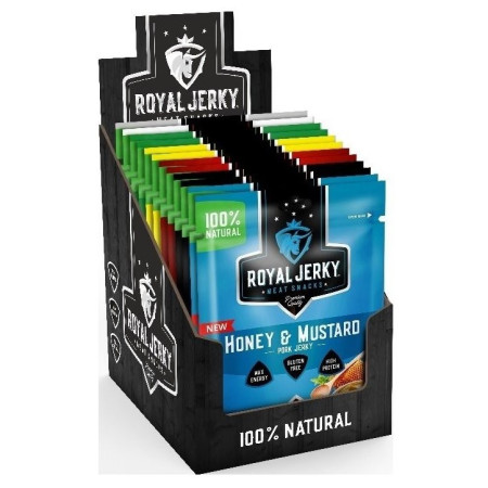 Сушено месо Royal Jerky Mix všech 7 příchutí 12x22g