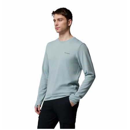 Функционална мъжка тениска Columbia Tech Trail™ Utility Warm Ls Crew тюркоазен Crushed Blue