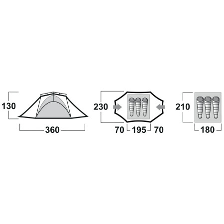 Палатка Husky Brofur 3